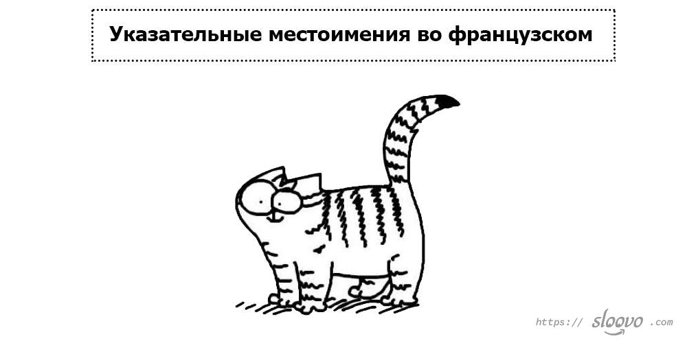 Указательные местоимения во французском