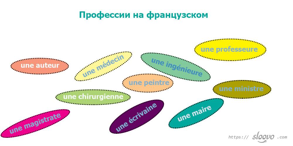 Профессии и уточняющие слова во французском языке
