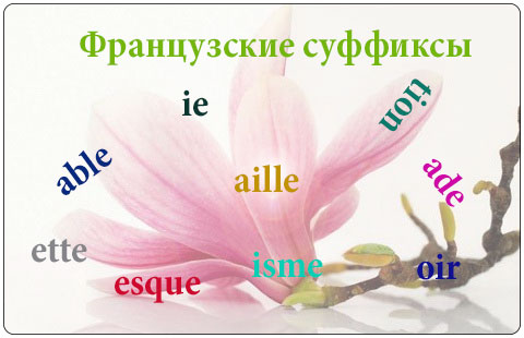 Французские суффиксы.