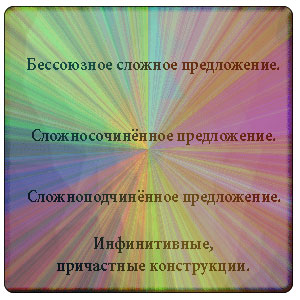 Сложное предложение или фразы на французском.